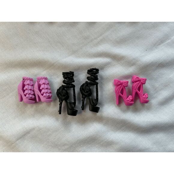 Barbie Shoes, Lot of Six, Heels, Dressy - Picture 2 of 3